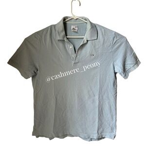 Lacoste Light Blue Vintage Washed Polo Shirt Size 7 or XXL